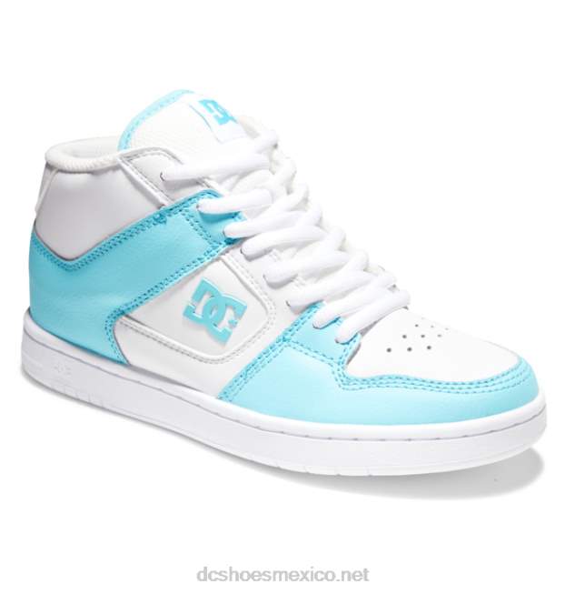 DC Shoes manteca 4 mid zapatillas de caña media para mujer VGJFD4500 blanco azul