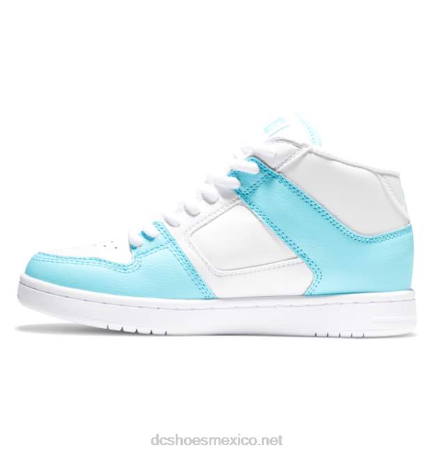 DC Shoes manteca 4 mid zapatillas de caña media para mujer VGJFD4500 blanco azul