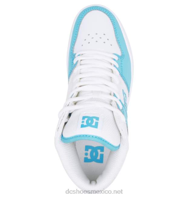DC Shoes manteca 4 mid zapatillas de caña media para mujer VGJFD4500 blanco azul