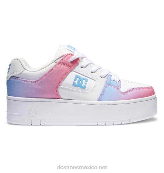 DC Shoes manteca 4 zapatos de plataforma para mujer VGJFD4464 gradiente de cono de nieve