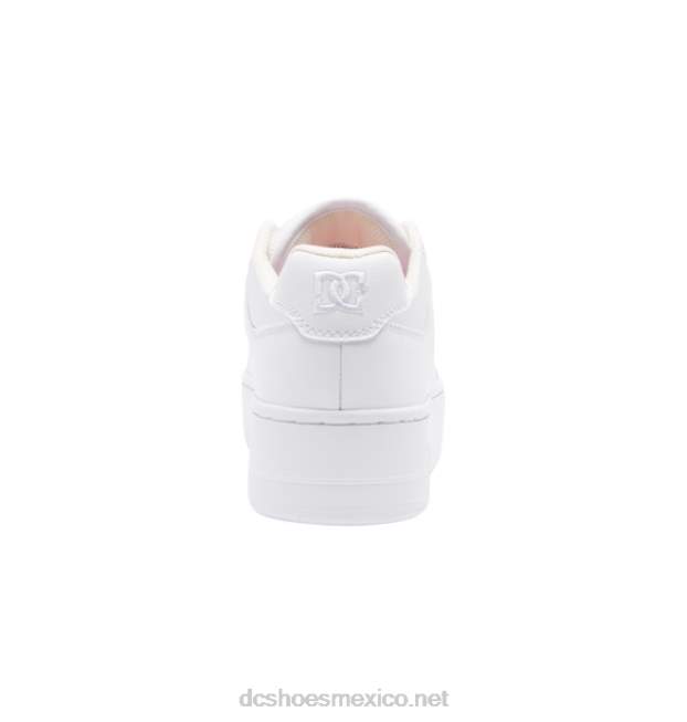 DC Shoes manteca 4 zapatos de plataforma para mujer VGJFD4488 blanco