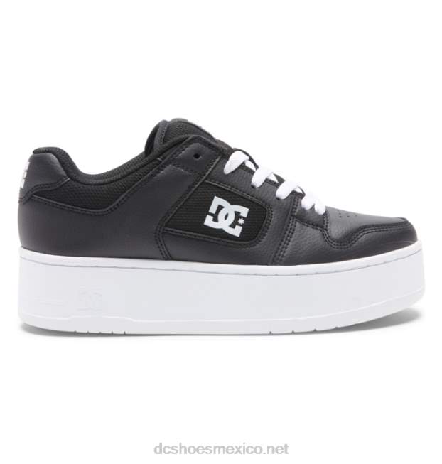 DC Shoes manteca 4 zapatos de plataforma para mujer VGJFD4489 blanco negro