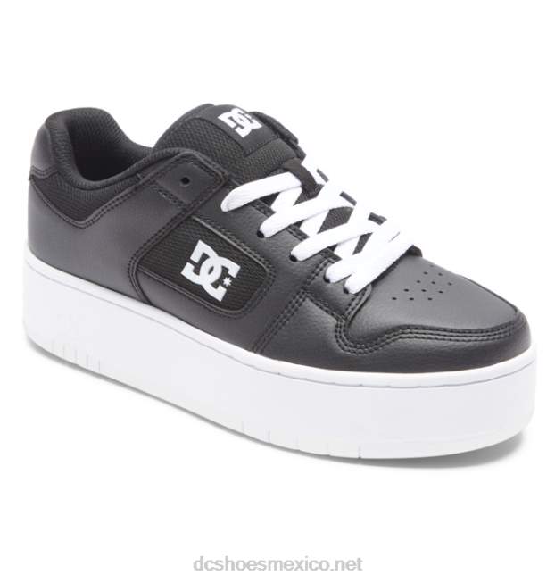 DC Shoes manteca 4 zapatos de plataforma para mujer VGJFD4489 blanco negro