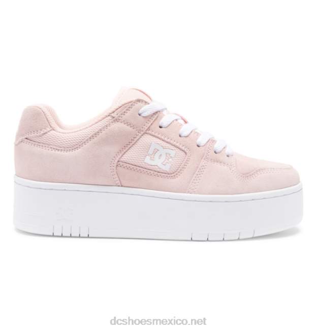 DC Shoes manteca 4 zapatos de plataforma para mujer VGJFD4496 Rosa claro