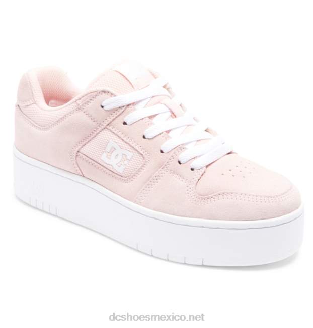 DC Shoes manteca 4 zapatos de plataforma para mujer VGJFD4496 Rosa claro