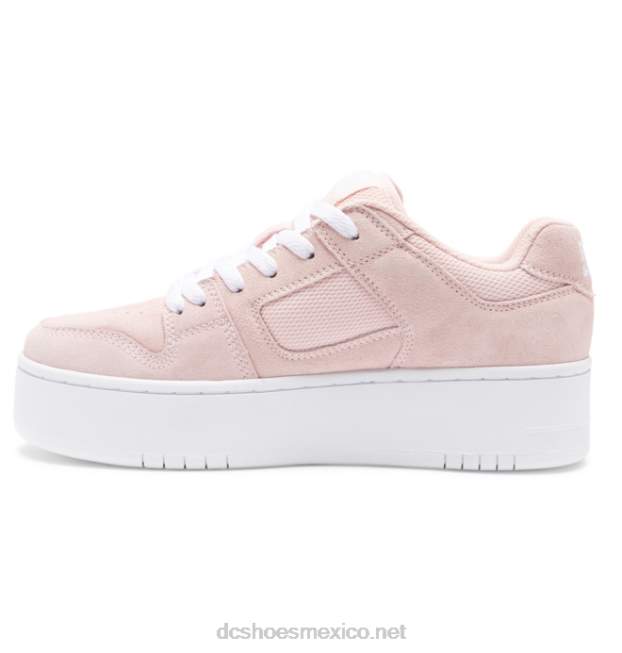 DC Shoes manteca 4 zapatos de plataforma para mujer VGJFD4496 Rosa claro