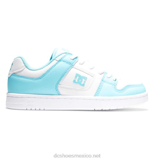 DC Shoes zapatos manteca 4 mujer VGJFD4499 resplandor blanco/azul