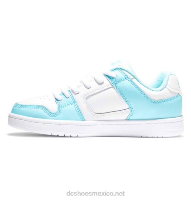DC Shoes zapatos manteca 4 mujer VGJFD4499 resplandor blanco/azul
