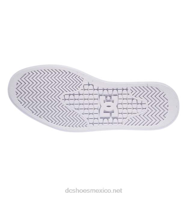 DC Shoes zapatos altos de plataforma alta manual para mujer VGJFD4471 blanco/negro/flor