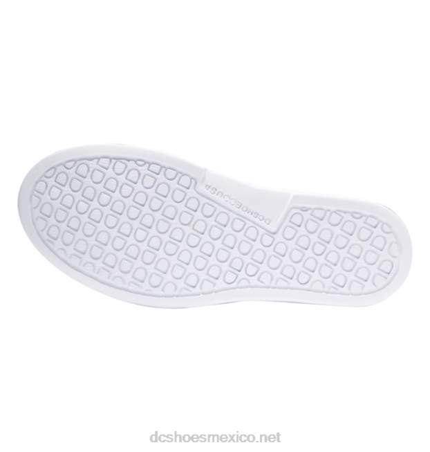 DC Shoes zapatos sin cordones de villano para mujer VGJFD4435 Verde gris