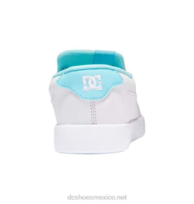 DC Shoes zapatos sin cordones de villano para mujer VGJFD4435 Verde gris