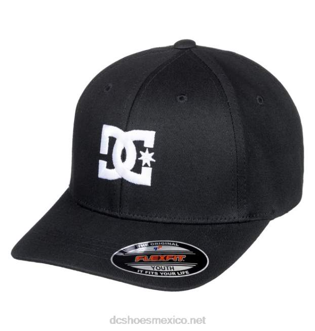 DC Shoes gorra de niño star flexfit hat VGJFD4551 negro