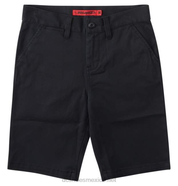 DC Shoes shorts chinos de corte holgado para niño VGJFD4517 negro