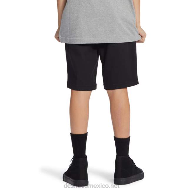 DC Shoes shorts chinos de corte holgado para niño VGJFD4517 negro