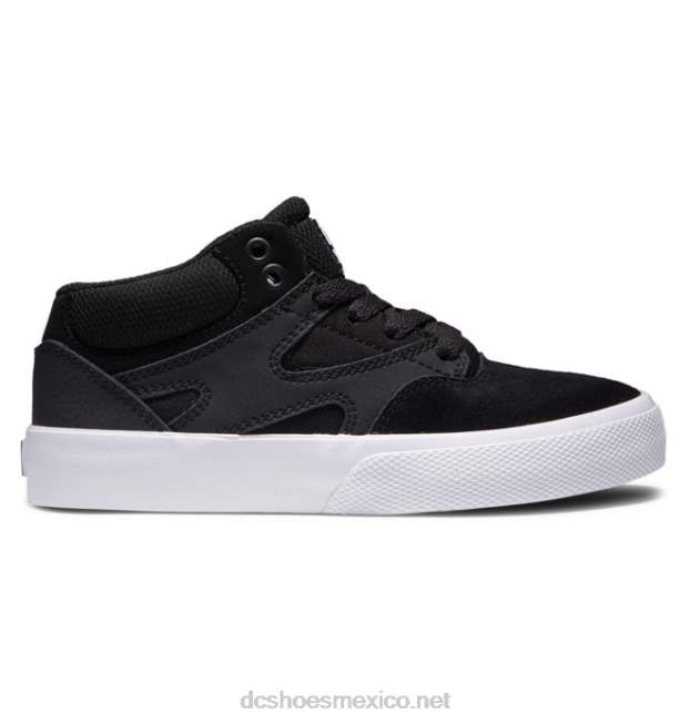 DC Shoes zapatos de caña media para niños kalis vulc mid VGJFD4516 blanco negro