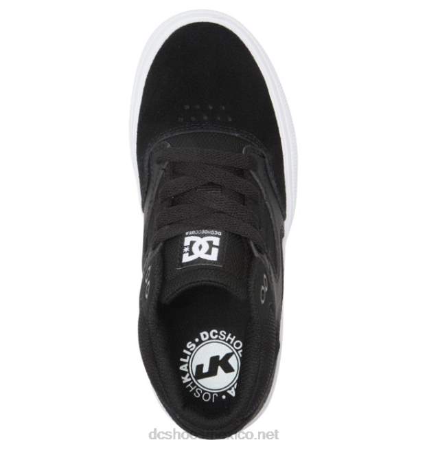 DC Shoes zapatos de caña media para niños kalis vulc mid VGJFD4516 blanco negro