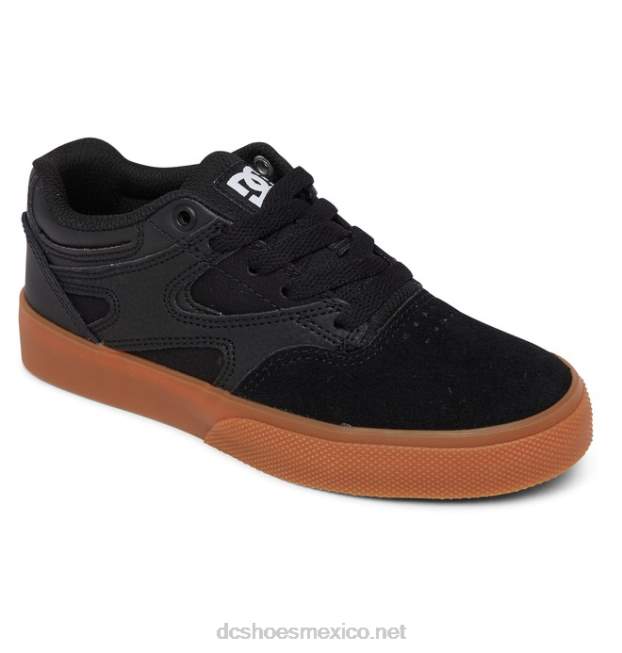 DC Shoes zapatos kalis vulc para niños VGJFD4558 negro/goma