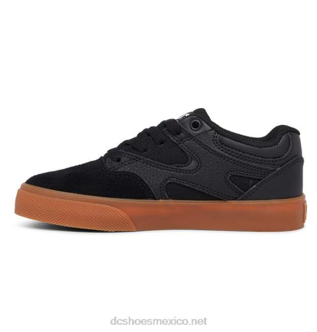DC Shoes zapatos kalis vulc para niños VGJFD4558 negro/goma