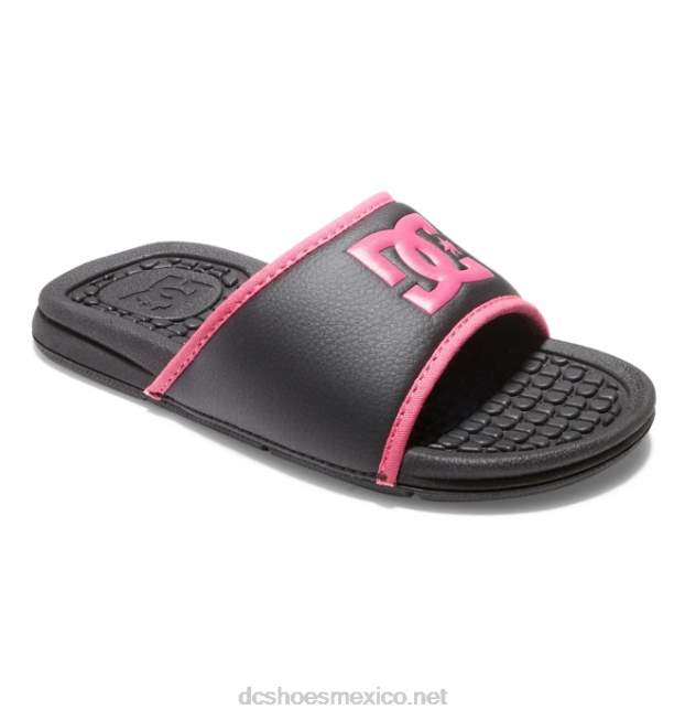 DC Shoes bolsa - sandalias para niñas VGJFD4552 plantilla negra/rosa