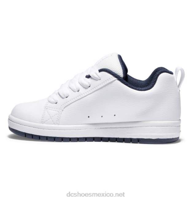 DC Shoes zapatos de salón para niños con graffik VGJFD4532 blanco/azul/verde