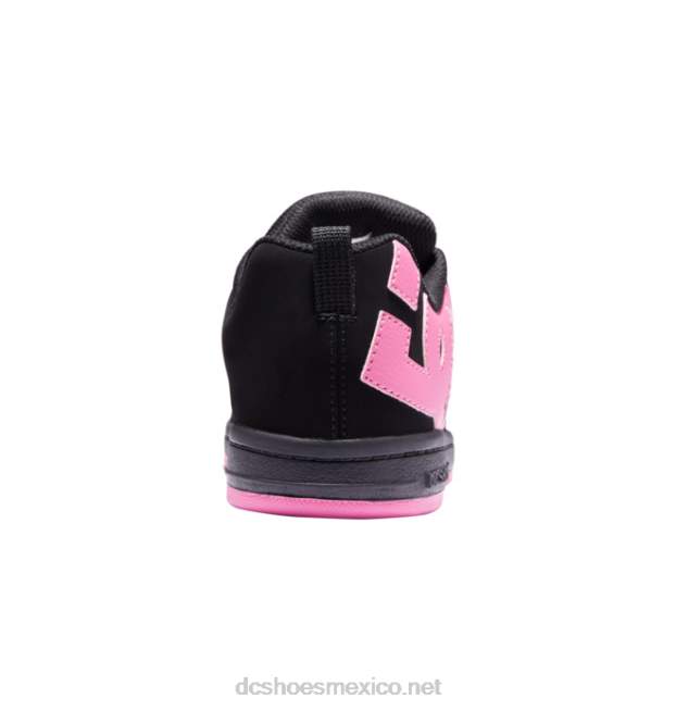 DC Shoes zapatos de salón para niños con graffik VGJFD4537 negro/rosa