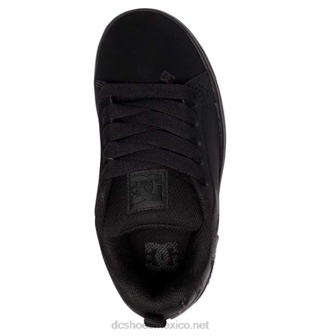 DC Shoes zapatos de salón para niños con graffik VGJFD4538 negro
