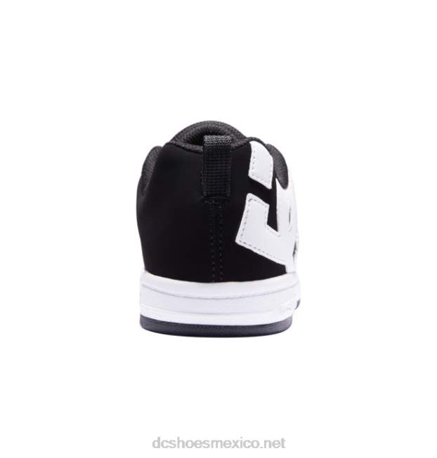 DC Shoes zapatos de salón para niños con graffik VGJFD4568 blanco negro