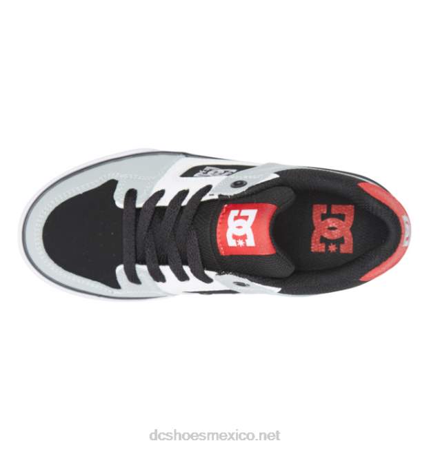 DC Shoes puro - zapatos para niños VGJFD4563 Gris oscuro
