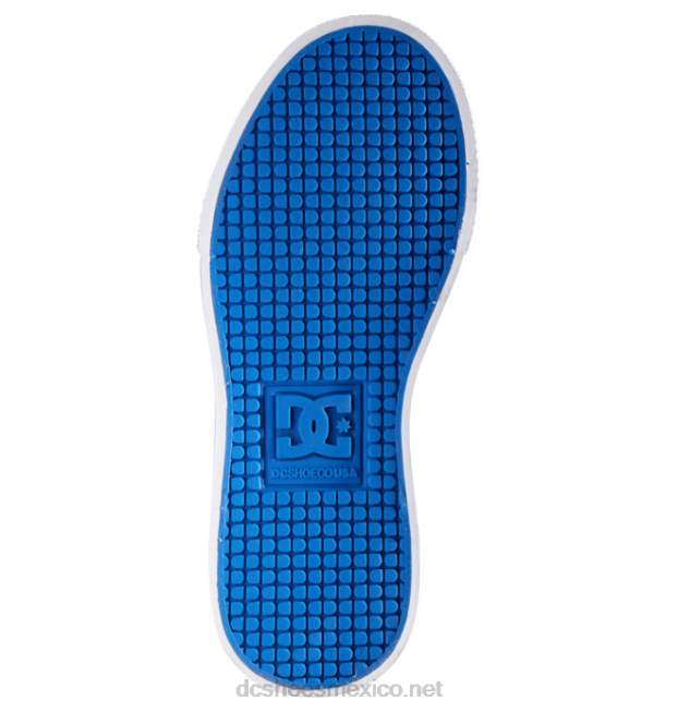 DC Shoes zapatos de caña alta con cordones elásticos puros para niños VGJFD4513 negro/azul/rojo