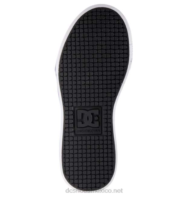 DC Shoes zapatos de caña alta con cordones elásticos puros para niños VGJFD4523 negro/llamas