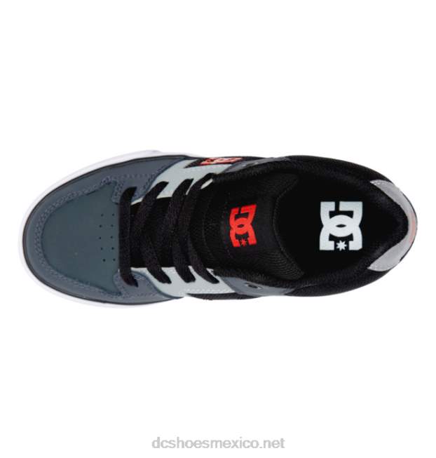 DC Shoes zapatos de caña media pure mid para niños VGJFD4549 negro/gris/blanco