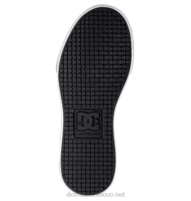 DC Shoes zapatos de caña media pure mid para niños VGJFD4556 blanco negro