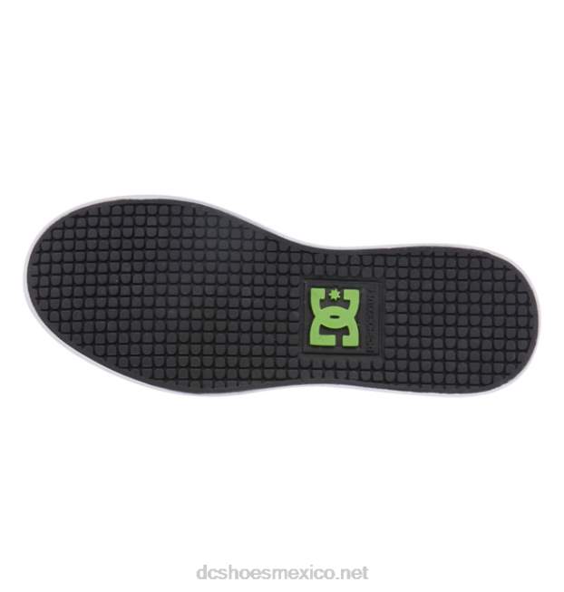 DC Shoes zapatos de caña media pure mid para niños VGJFD4571 negro/blanco/azul