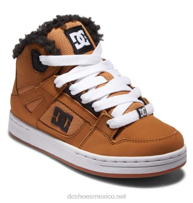 DC Shoes zapatos de invierno puros para niños VGJFD4520 marrón/trigo