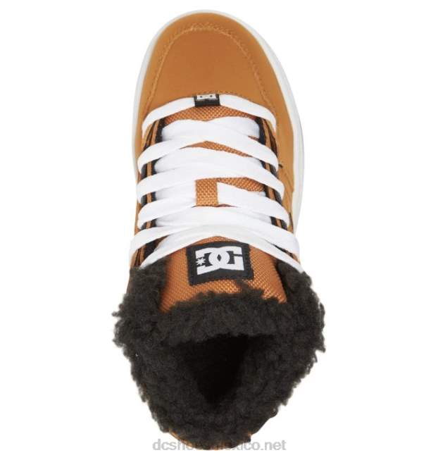 DC Shoes zapatos de invierno puros para niños VGJFD4520 marrón/trigo