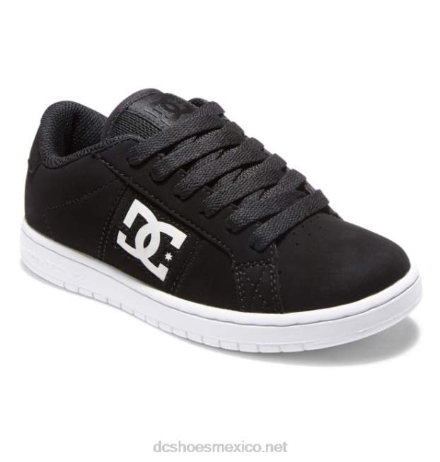 DC Shoes zapatos de delantero para niños VGJFD4514 blanco negro