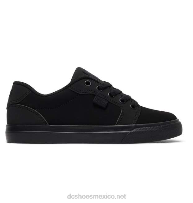 DC Shoes zapatos de yunque para niños VGJFD4565 negro