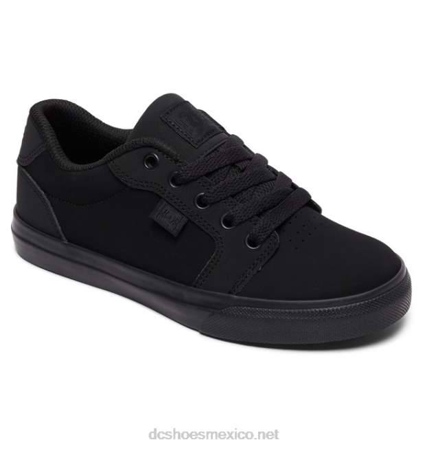 DC Shoes zapatos de yunque para niños VGJFD4565 negro