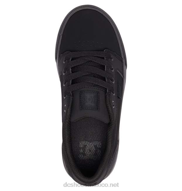 DC Shoes zapatos de yunque para niños VGJFD4565 negro