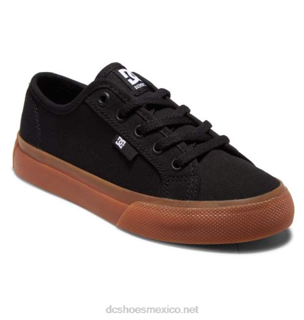 DC Shoes zapatos manuales para niños VGJFD4560 negro/goma