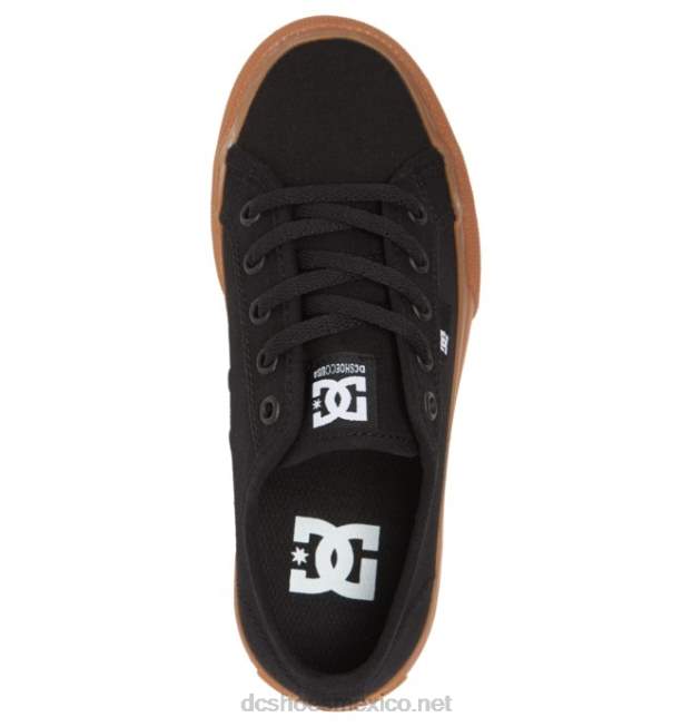DC Shoes zapatos manuales para niños VGJFD4560 negro/goma