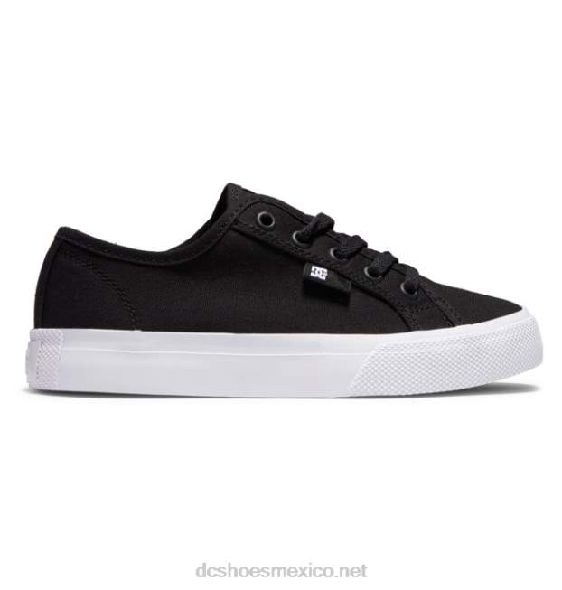 DC Shoes zapatos manuales para niños VGJFD4564 blanco negro