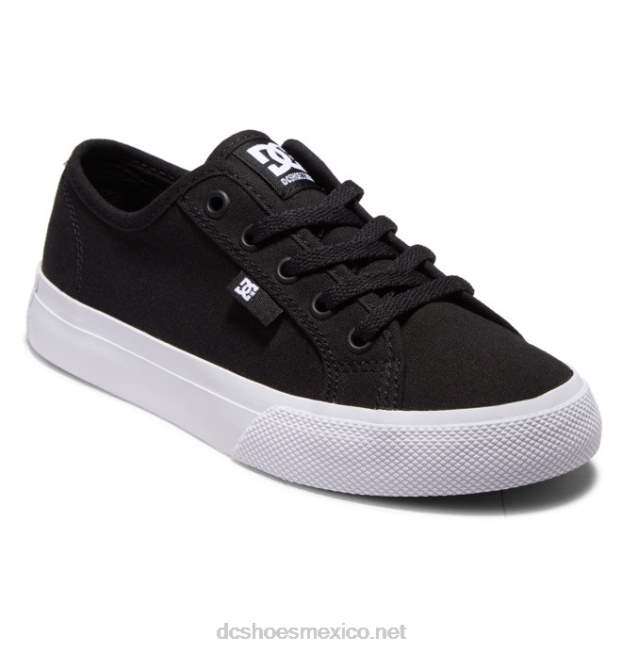 DC Shoes zapatos manuales para niños VGJFD4564 blanco negro