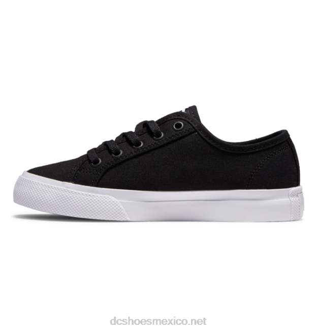 DC Shoes zapatos manuales para niños VGJFD4564 blanco negro
