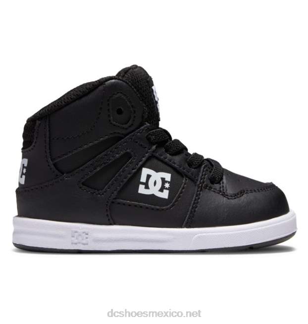 DC Shoes zapatos pure hi high para niños pequeños VGJFD4547 blanco negro