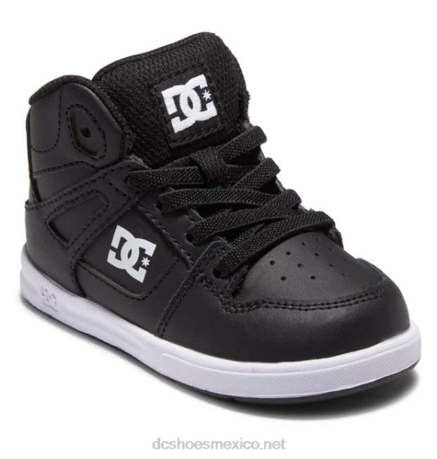 DC Shoes zapatos pure hi high para niños pequeños VGJFD4547 blanco negro